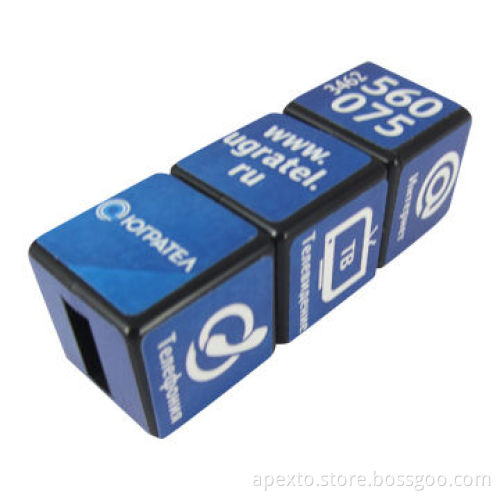 Magic Cube Swivel USB Pen Drive with 4GB or 8GB Memory Storage, Customized Logo Printing